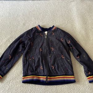 Cat & Jack rainbow bomber jacket